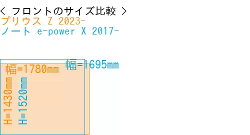#プリウス Z 2023- + ノート e-power X 2017-